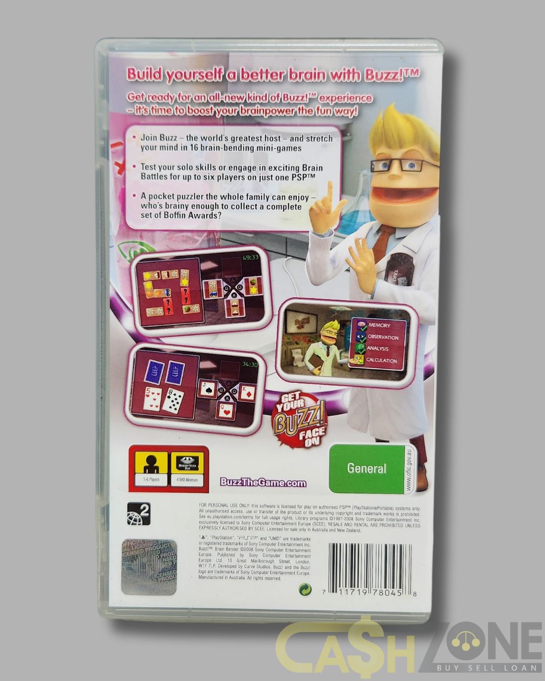 Buzz! Brain Bender PSP Game