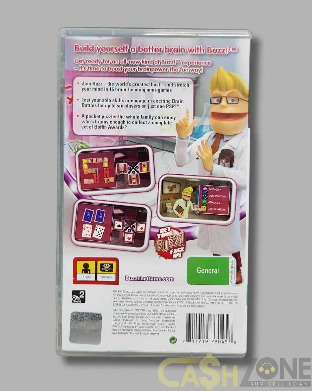 Buzz! Brain Bender PSP Game