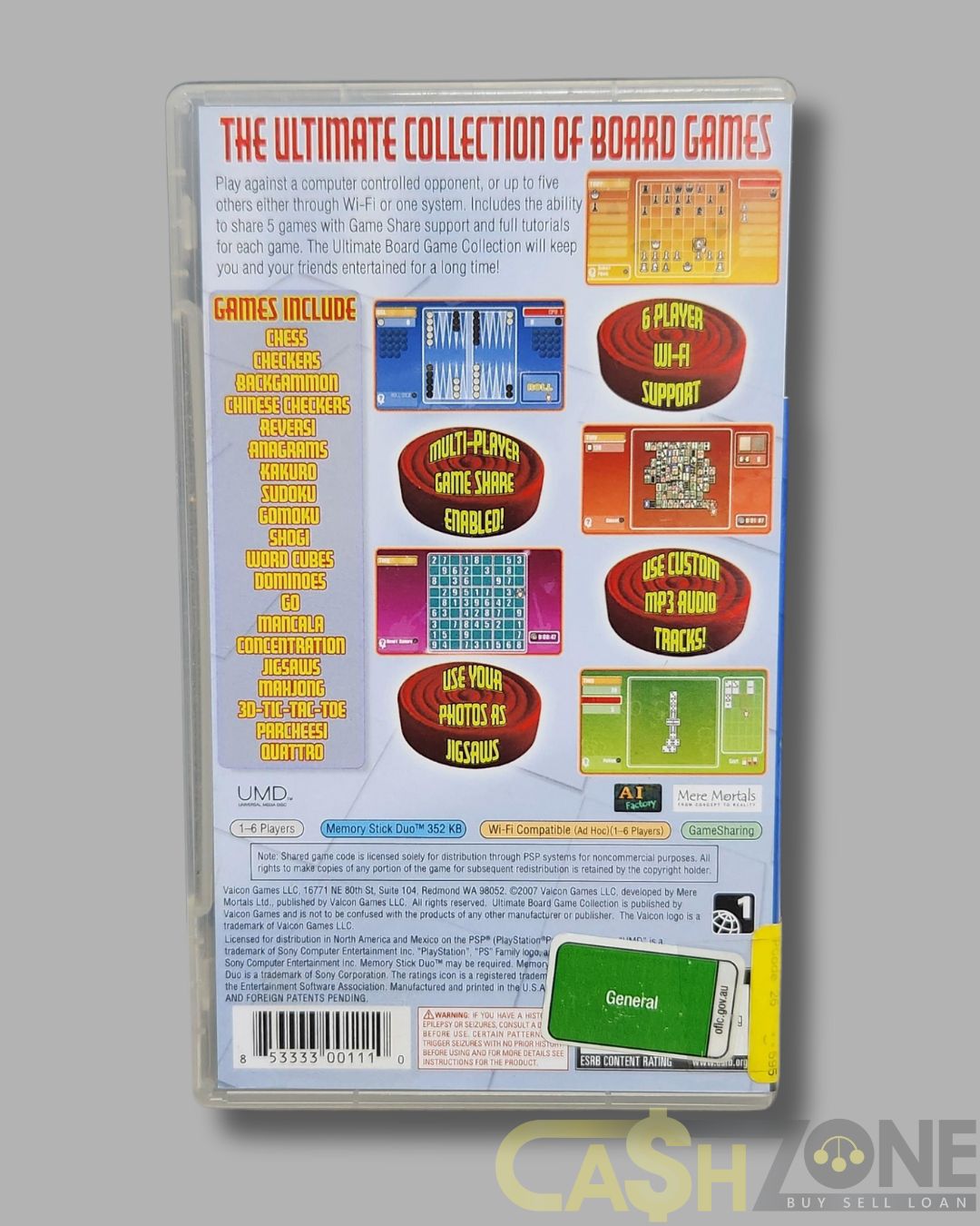 Ultimate Board Game Collection PSP Game
