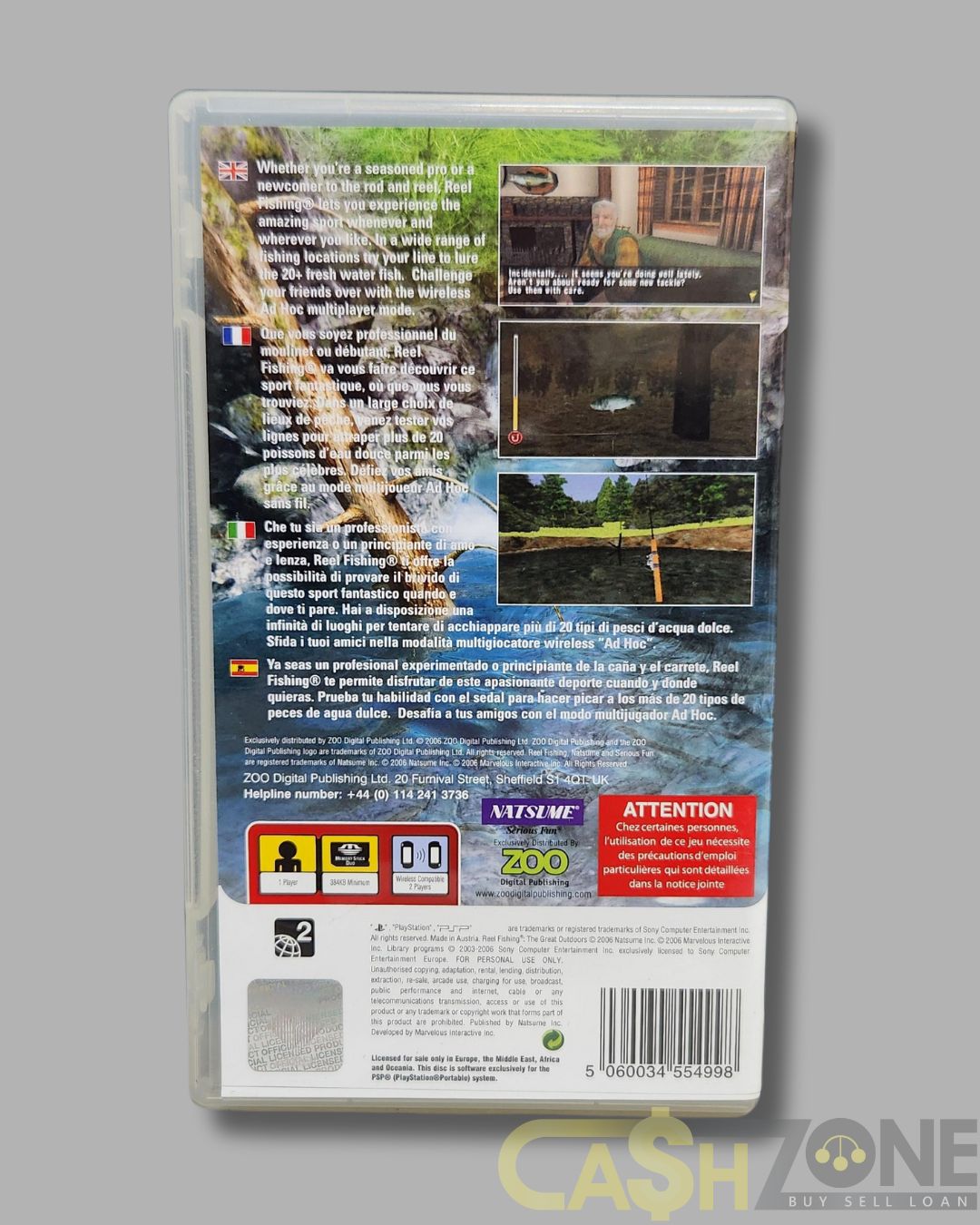 Reel Fishing: The Great Outdoors PSP Game