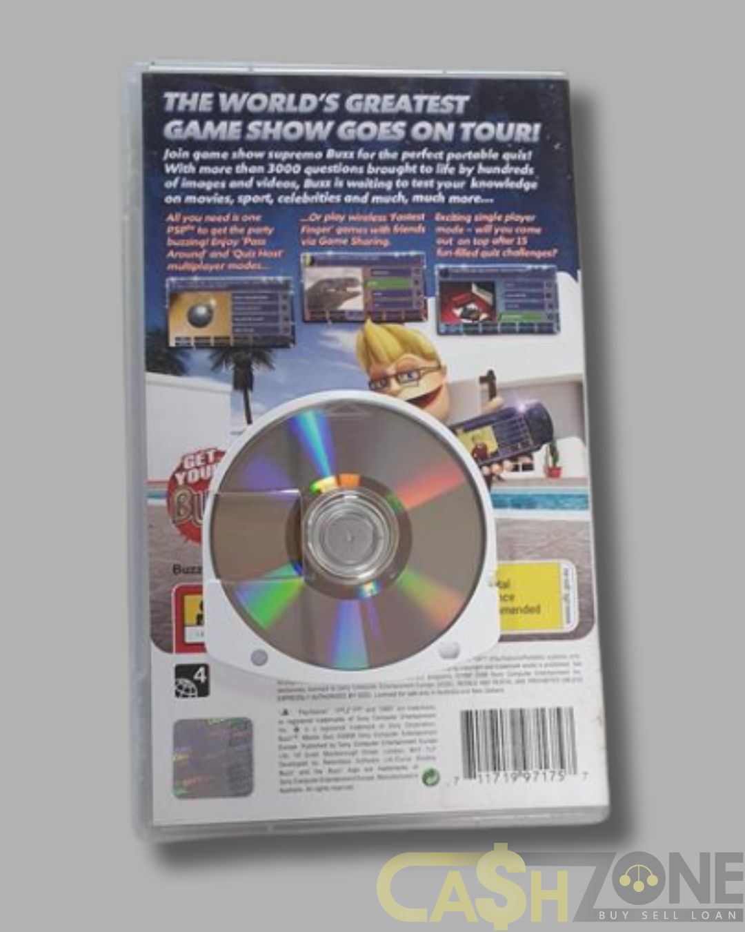 Buzz Master Quiz PSP Game Sony PlayStation Portable