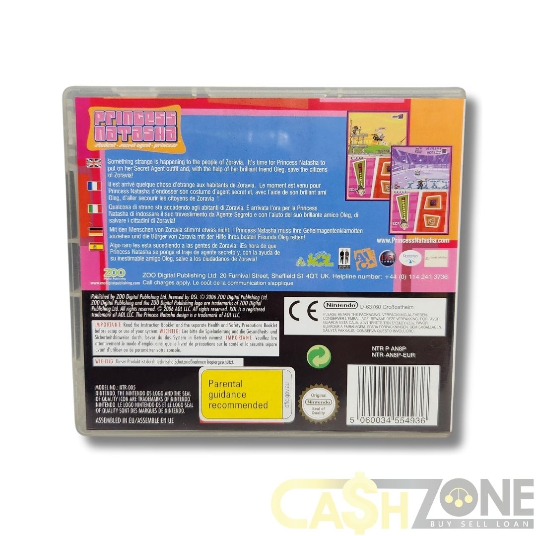 Princess Natasha Nintendo DS Game