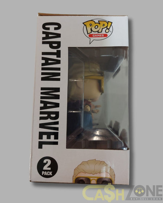 Captain Marvel vs Chun-Li 2 Pack Marvel vs Capcom Infinite Gamerverse Funko Pop