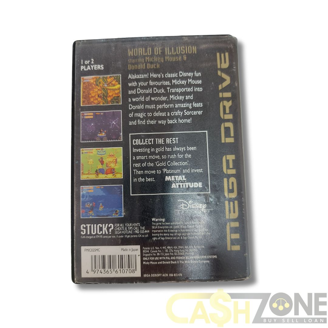 World Of Illusion Sega Mega Drive Gold Edition