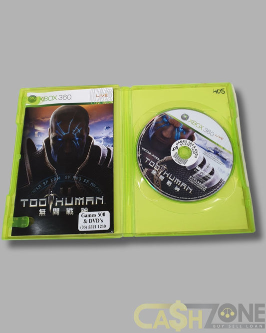 Too Human Xbox 360 Game NTSC-J