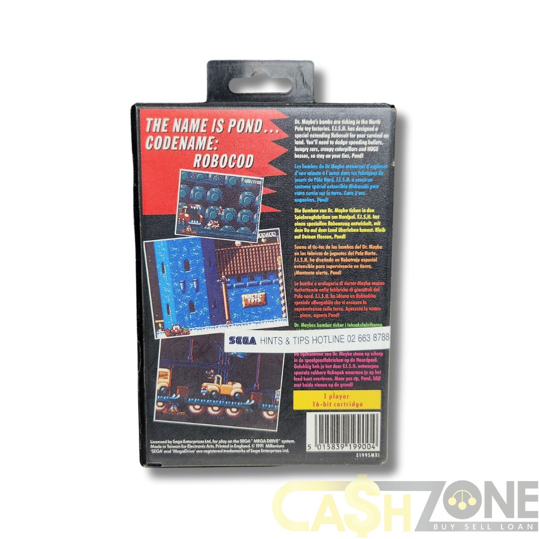 James Pond II Codename: Robocod Sega Mega Drive Game