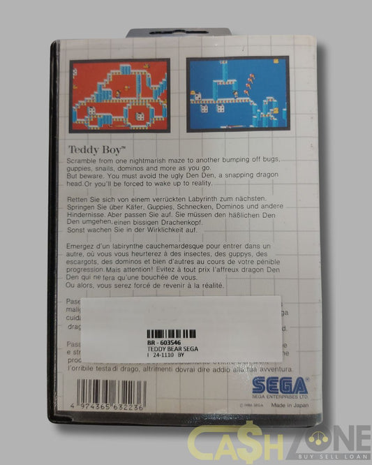 Teddy Boy Sega Master System Game