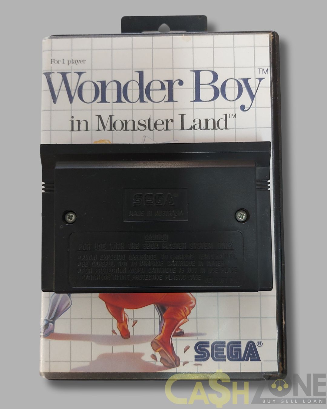 Wonder Boy In Monster Land Sega Master System Game