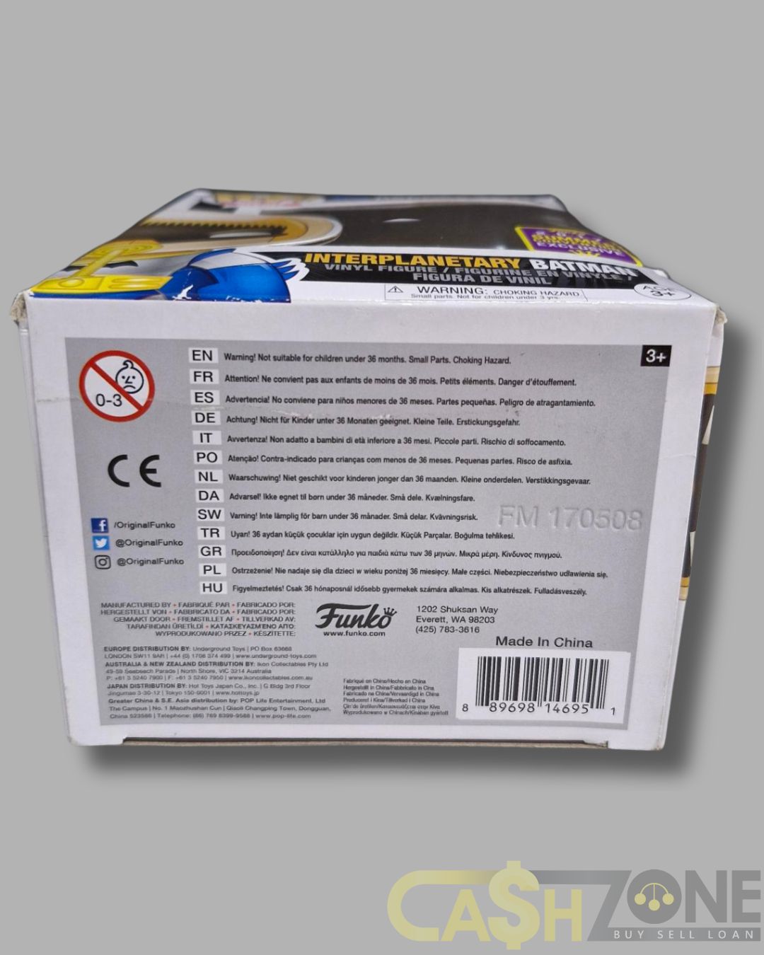 DC Super Heroes #196 Interplanetary Batman Funko Pop Vinyl 2017 Summer Con