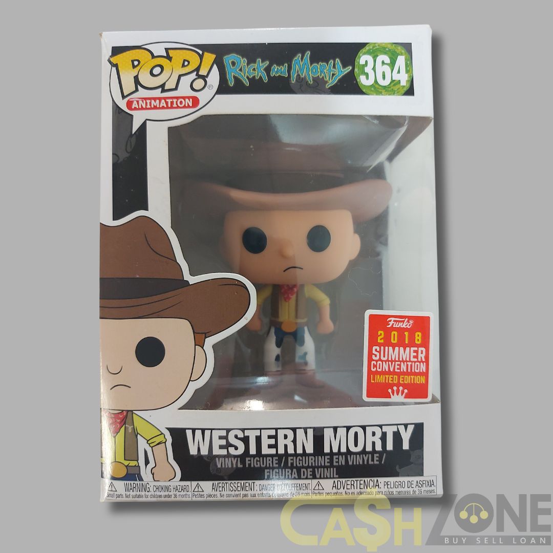 Rick & Morty #364 Western Morty 2019 Summer Convention Funko Pop Vinyl