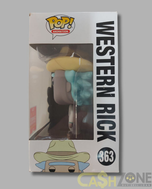 Rick and Morty #363 Western Rick 2018 Summer Convention Funko Pop Vinyl