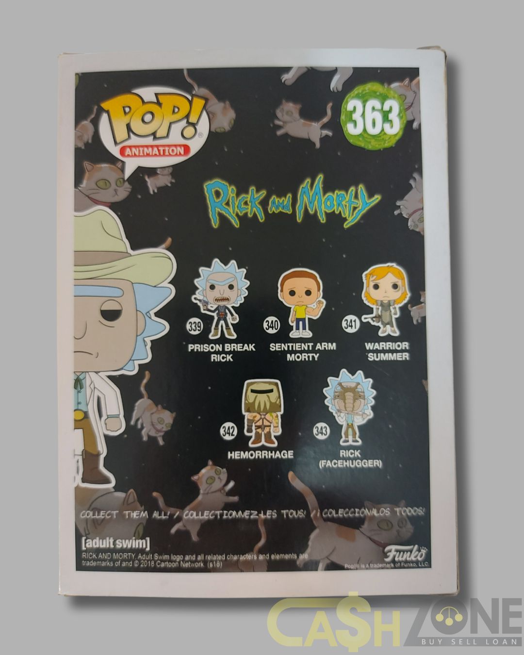 Rick and Morty #363 Western Rick 2018 Summer Convention Funko Pop Vinyl