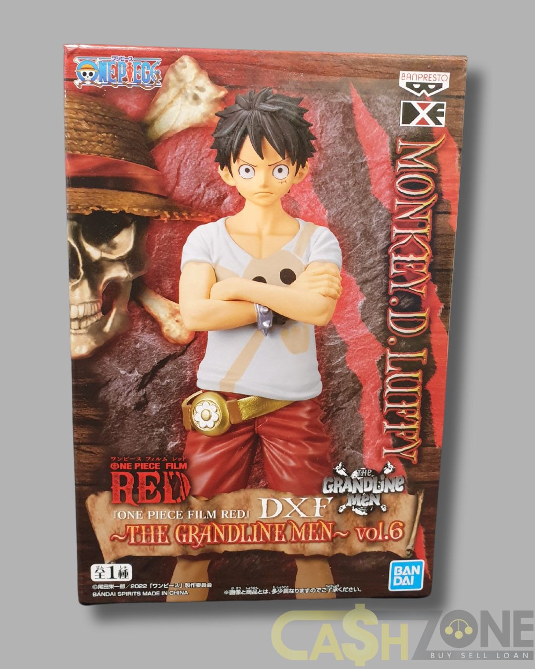 One Piece Film Red DXF Monkey D Luffy The Grandline Men Vol. 6 Figure