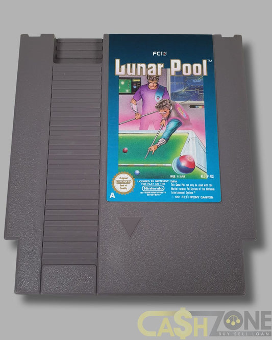 Lunar Pool NES Game PAL