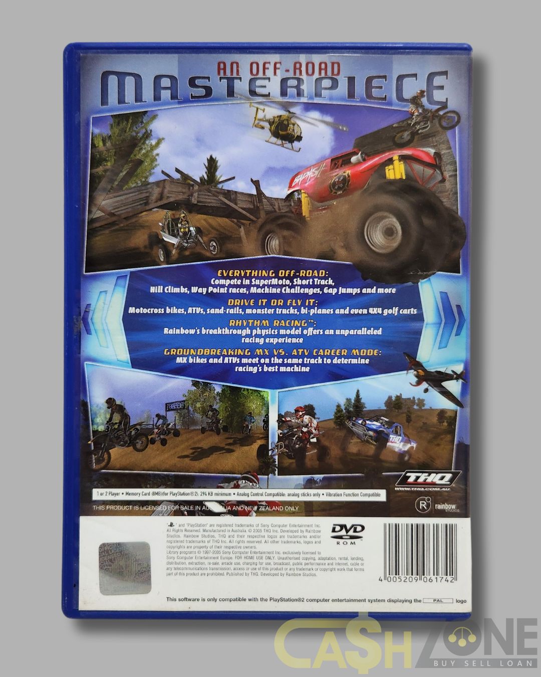 MX VS. ATV Unleashed PS2 Game PAL Version.