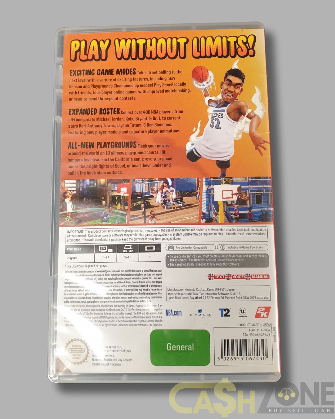 NBA 2K Playgrounds 2 Nintendo Switch Game