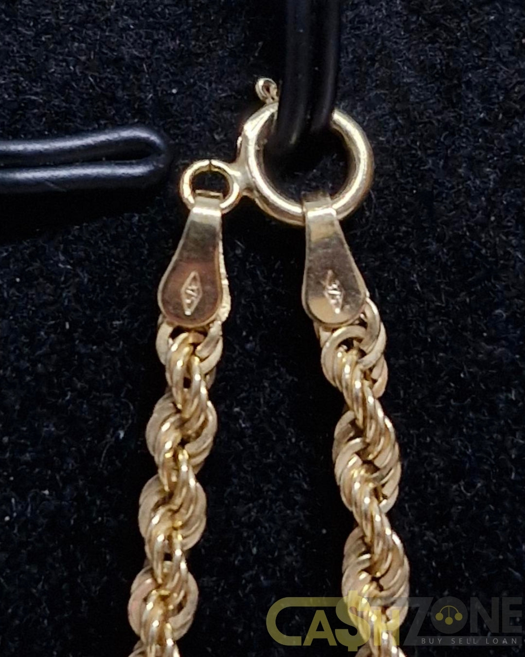 Ladies 9ct Yellow Gold Singapore Twist 50cm Chain