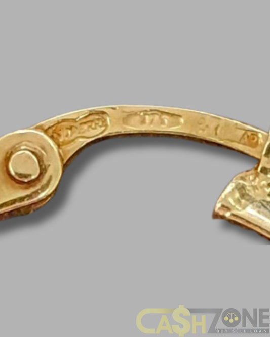 Ladies 9ct Yellow Gold Hoop Earrings