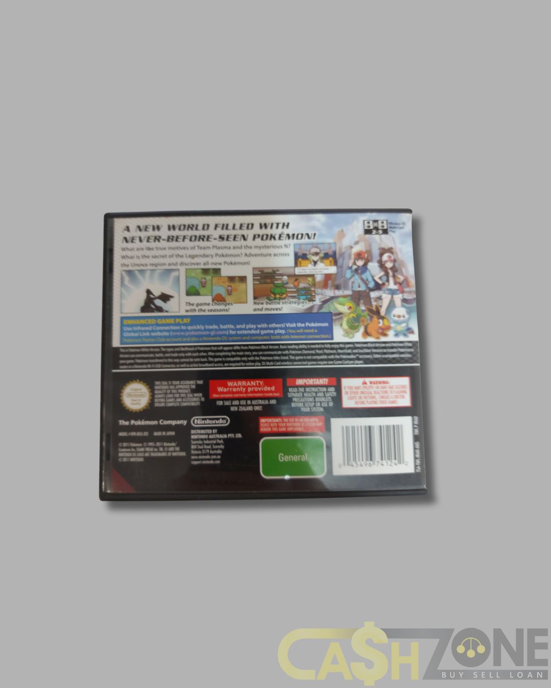 Pokémon White Version Nintendo DS Game