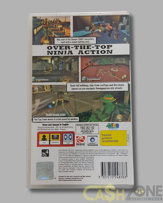 Teenage Mutant Ninja Turtles PSP Game.