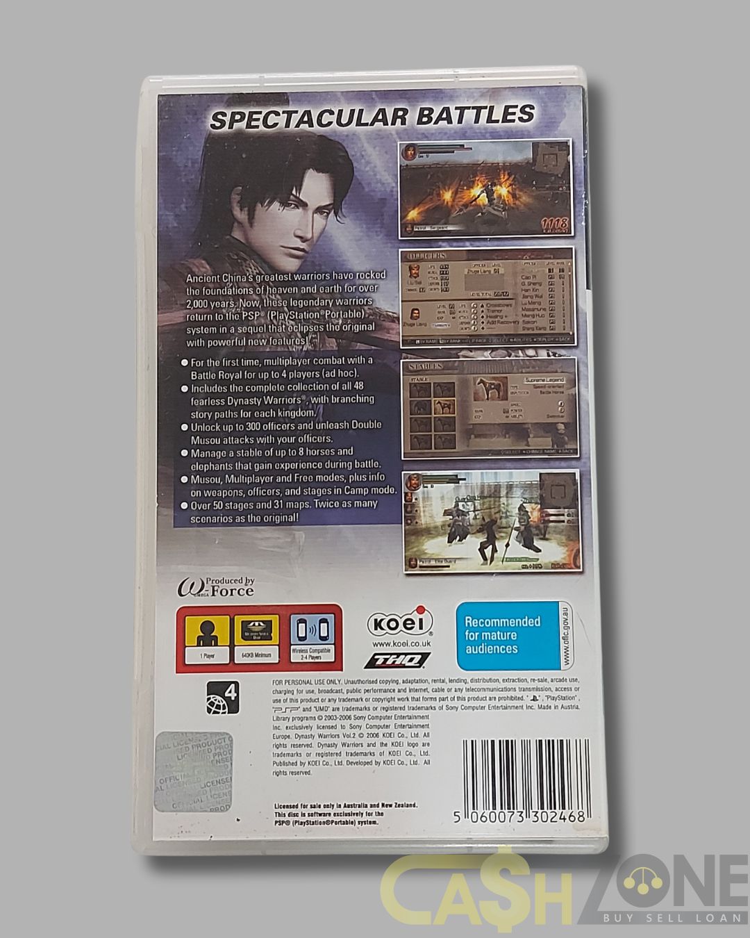 Dynasty Warriors Vol. 2 PSP Game