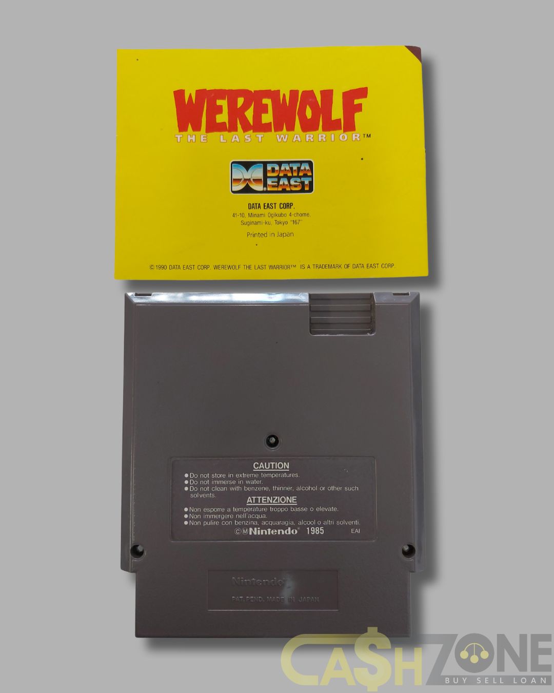 Werewolf: The Last Warrior NES Game PAL