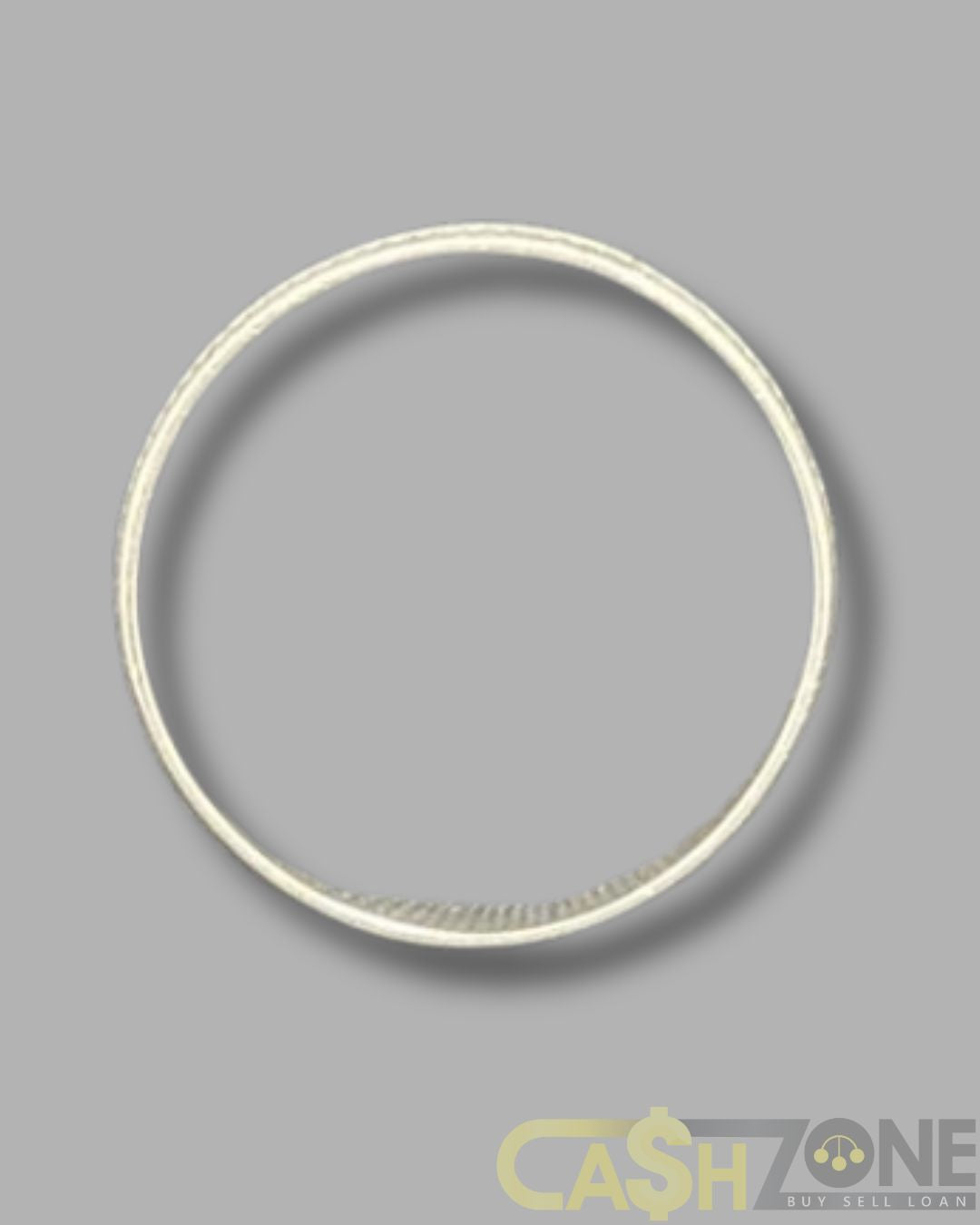 Men's 9ct White Gold Ring
