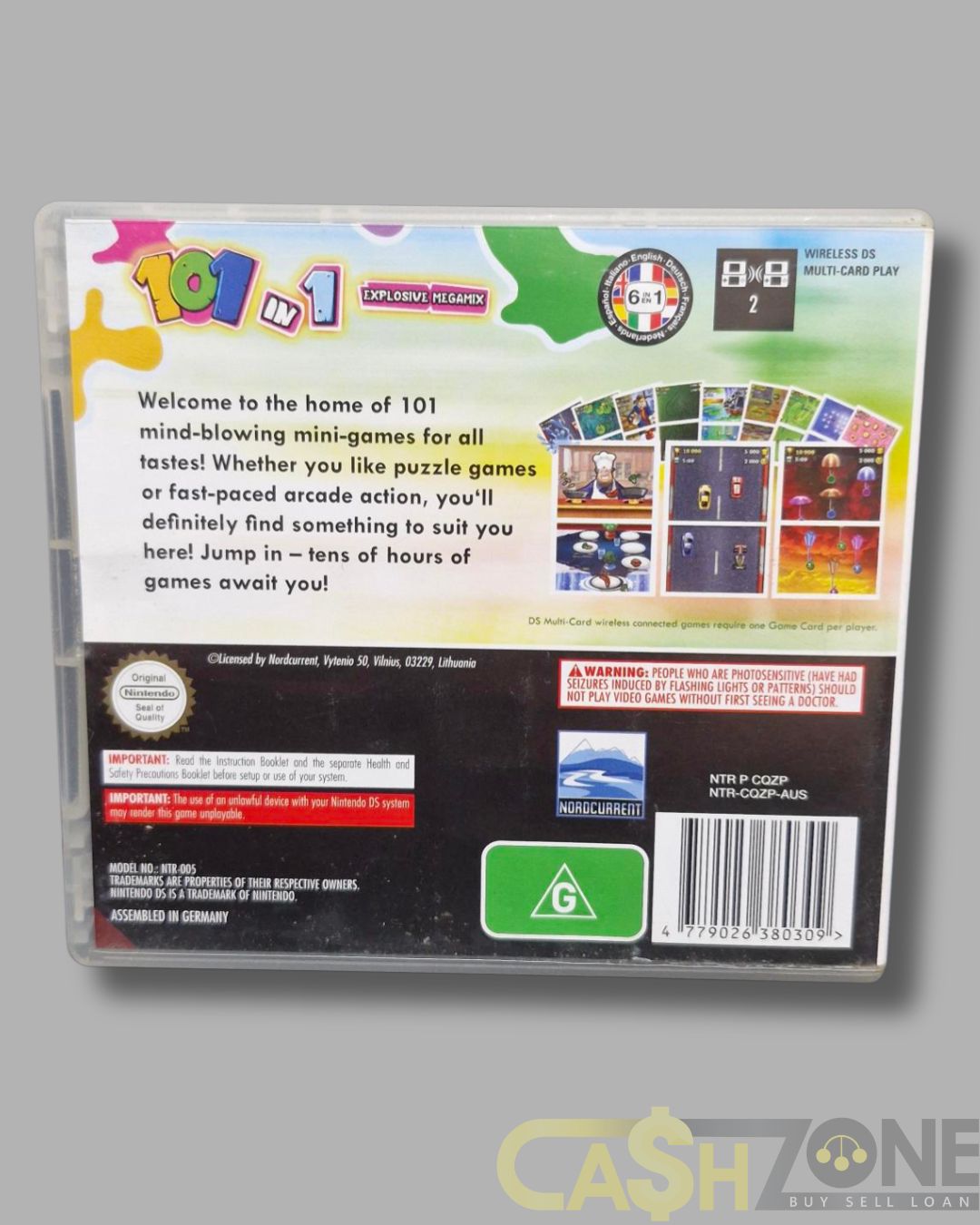 101 In 1 Explosive Megamix Nintendo DS Game PAL