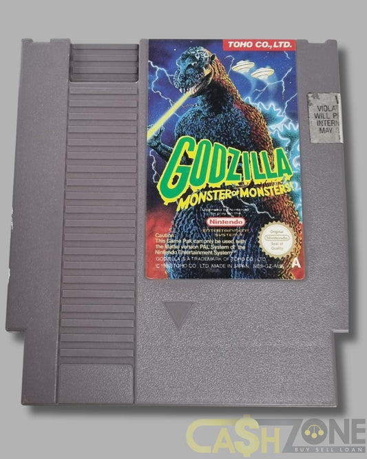 Godzilla: Monster Of Monsters NES Game PAL