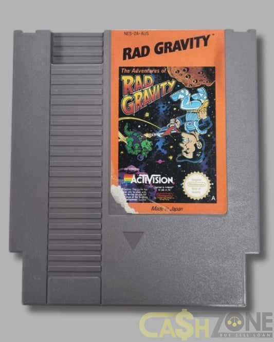 Rad Gravity NES Game PAL