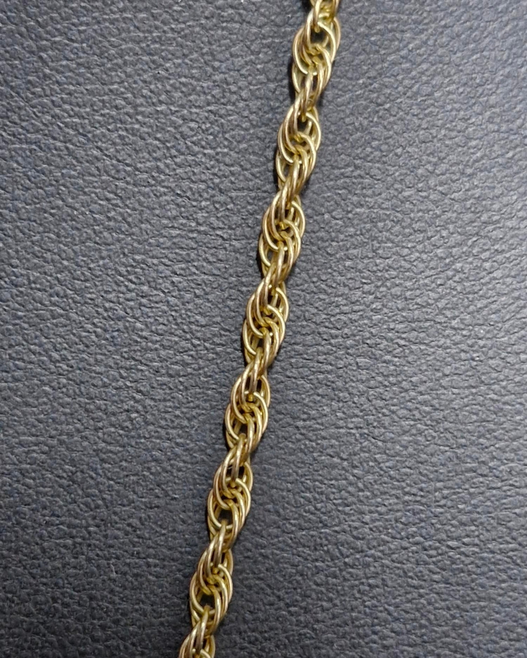 Ladies 9ct Yellow Gold 45cm Singapore Twist Chain
