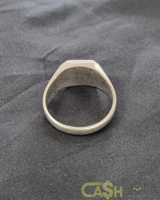 Men's Silver & Yellow Gold Ring