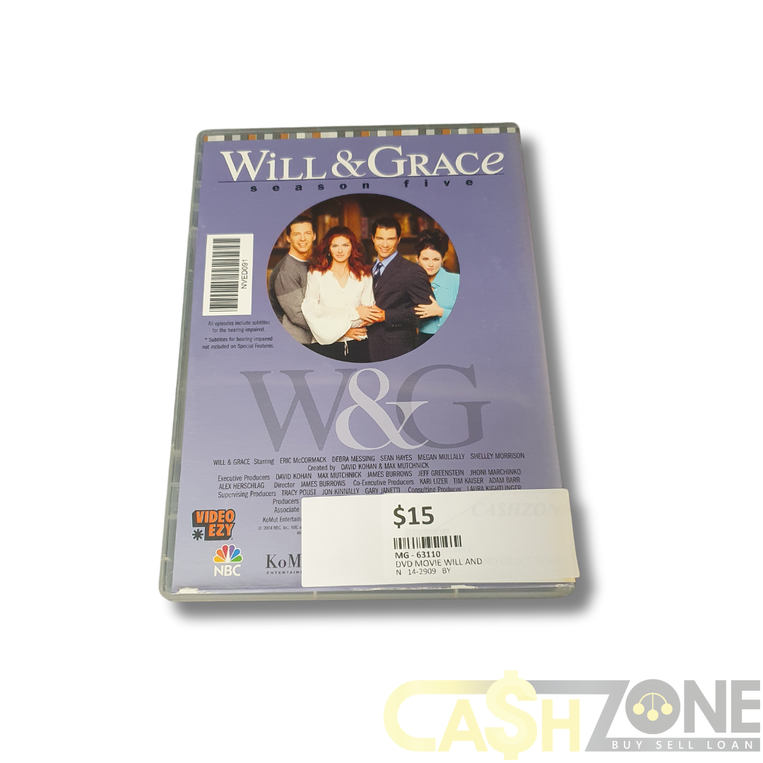 Will & Grace Season Five DVD TV Show