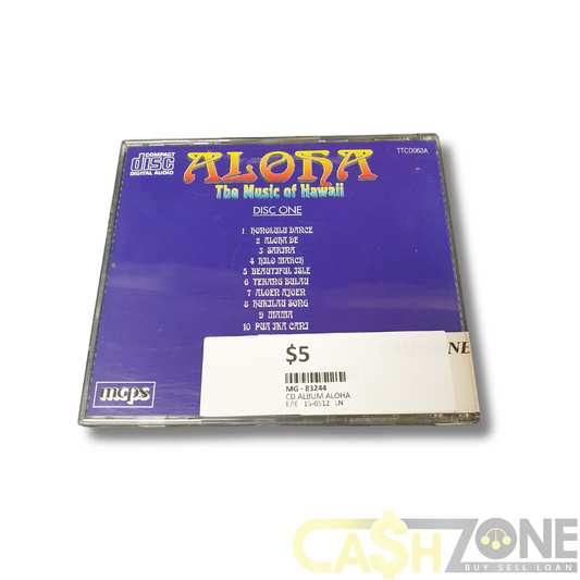 Aloha The Music of Hawaii CD