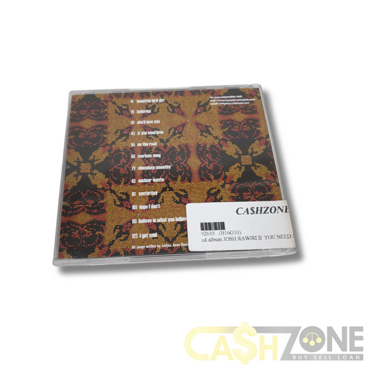 Josh Rawiri If You Need Love CD