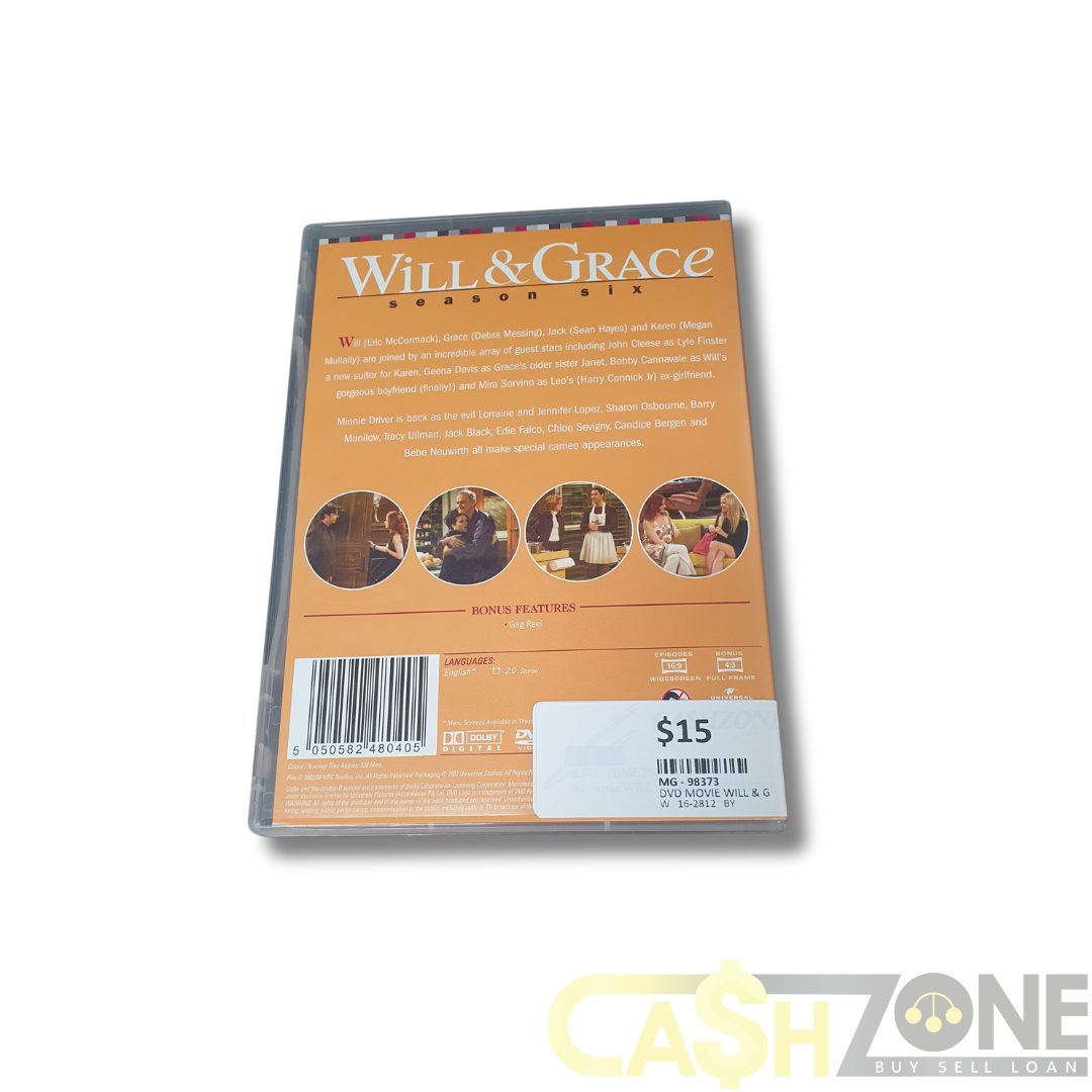 Will & Grace Season Six DVD TV Show