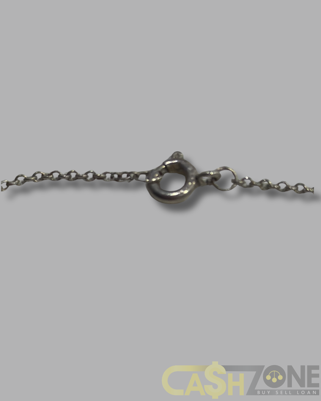 Unisex 925 Silver Curb Link 43cm Chain