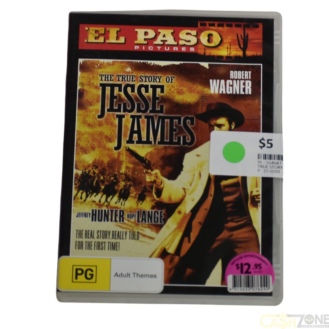 THE TRUE STORY OF JESSE JAMES DVD MOVIE