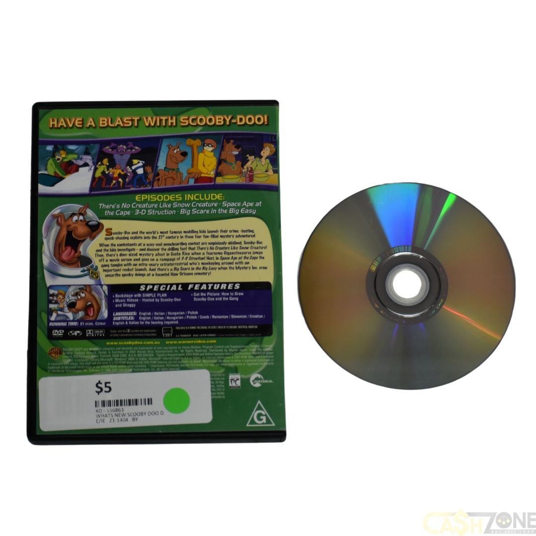 WHATS NEW SCOOBY DOO-SPACE APE AT THE CAPE DVD MOVIE