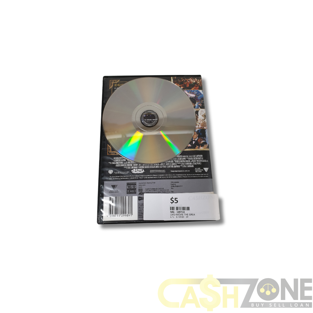 The Great Gatsby DVD Movie