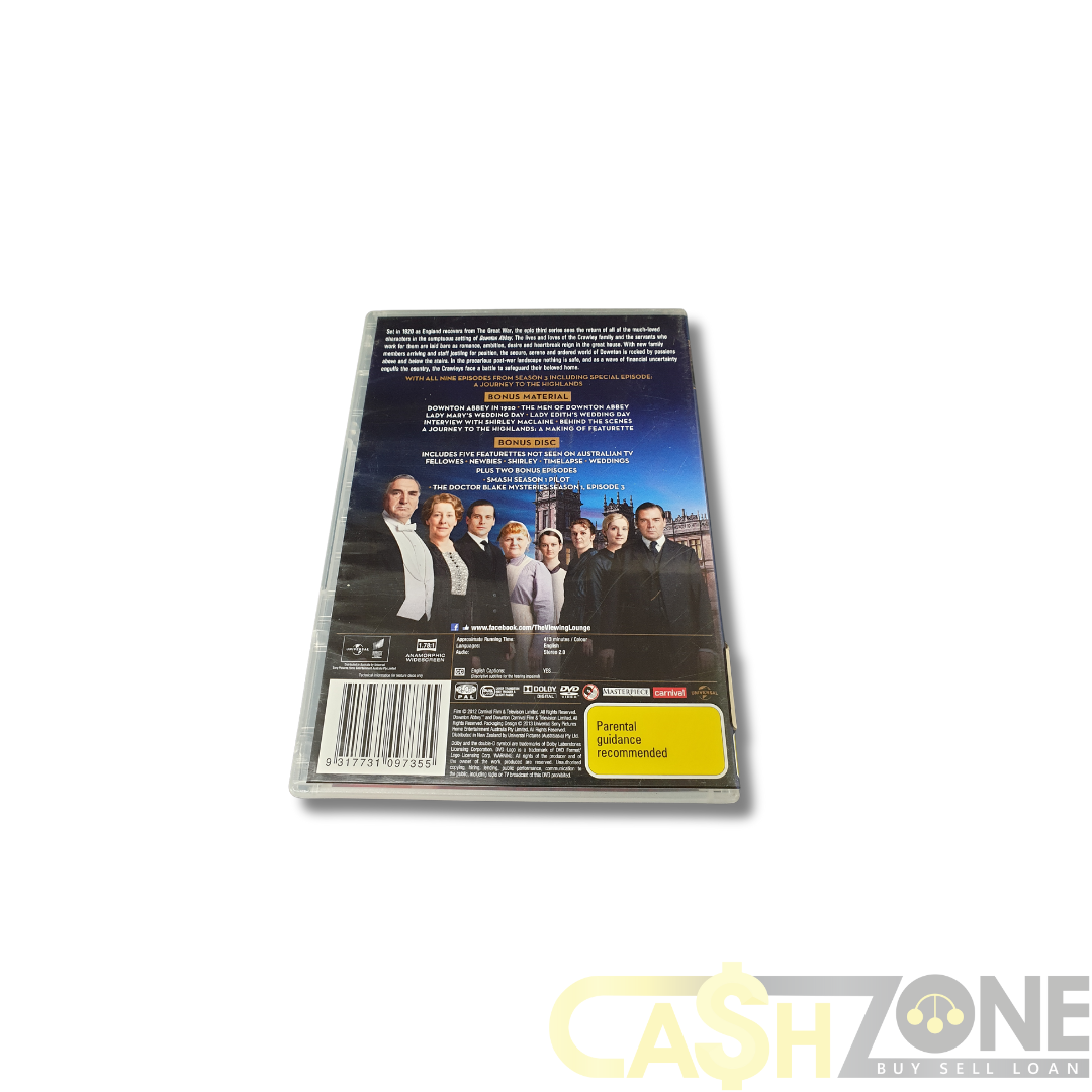 Downton Abbey Season Three DVD TV Series