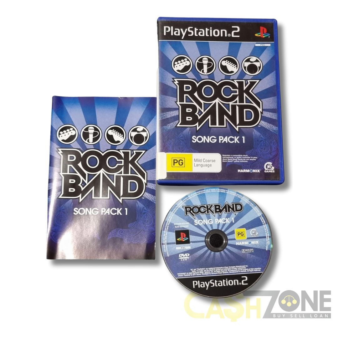 Rock Band Song Pack 1 Ps2 Game – Cashzone Australia