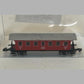 MODEL TRAIN IN PLASTIC DISPLAY BOX RED GREY