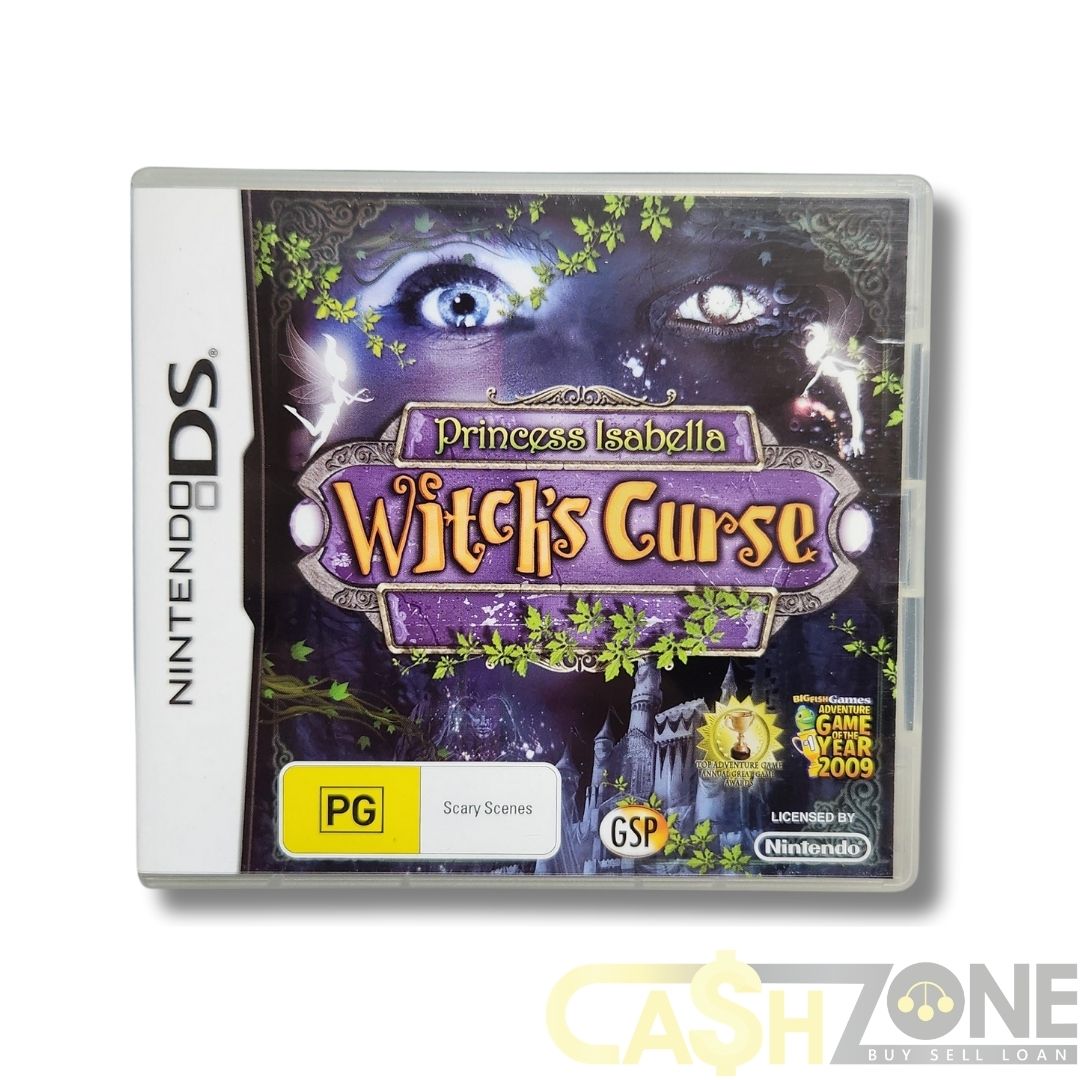 Princess Isabella Witch's Curse Nintendo DS Game