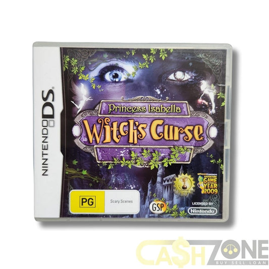 Princess Isabella Witch's Curse Nintendo DS Game