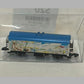 MODEL TRAIN IN PLASTIC DISPLAY BOX BLUE WHITE