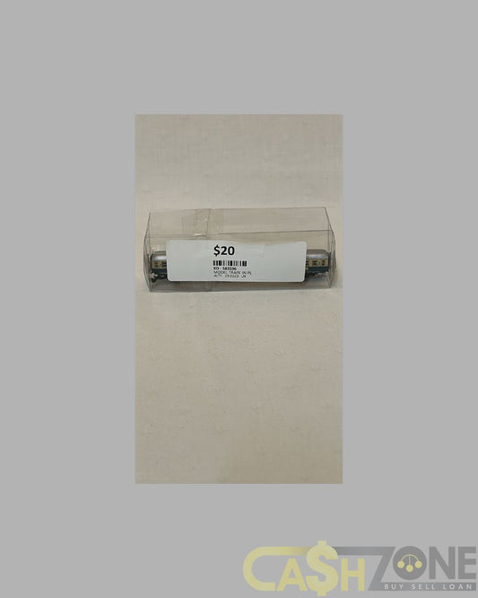 MODEL TRAIN IN PLASTIC DISPLAY BOX SILVER
