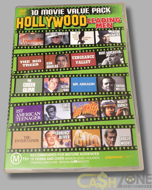 10 Hollywood Leading Men Movie Pack DVD Movie