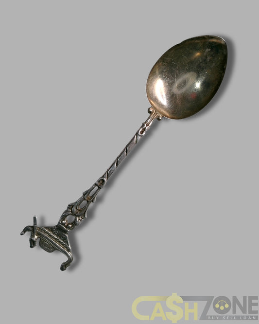 6x Silver Spoons 800 Stamped Silver Spoon 63.1g 925 Stamped Silver Spoon 9.9g