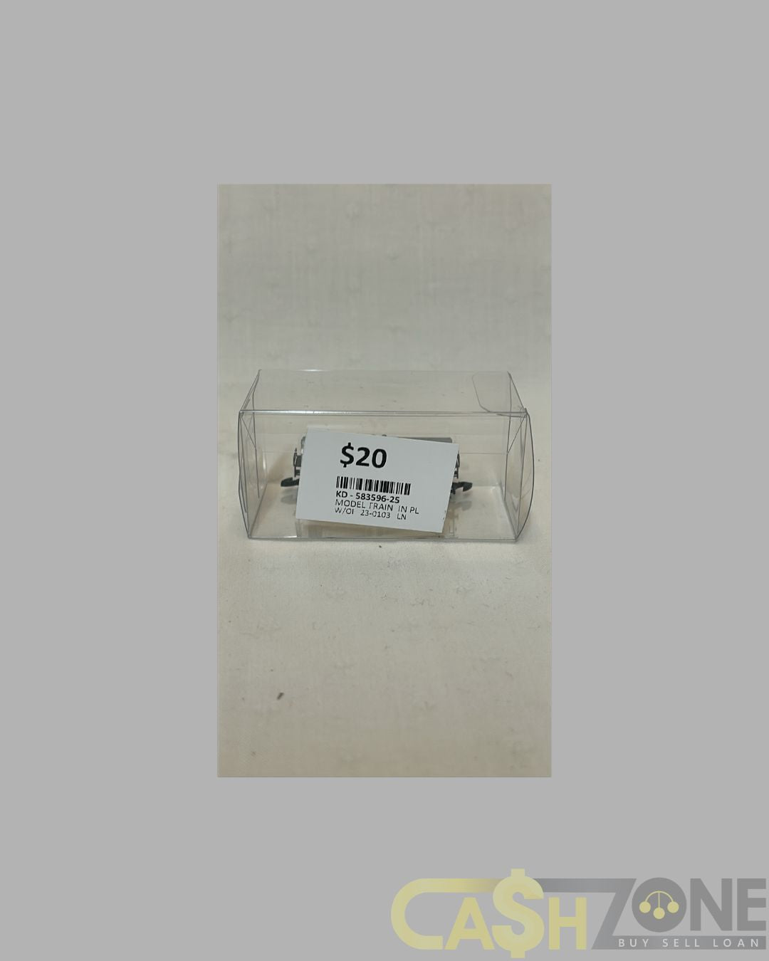 MODEL TRAIN IN PLASTIC DISPLAY BOX VELTINS